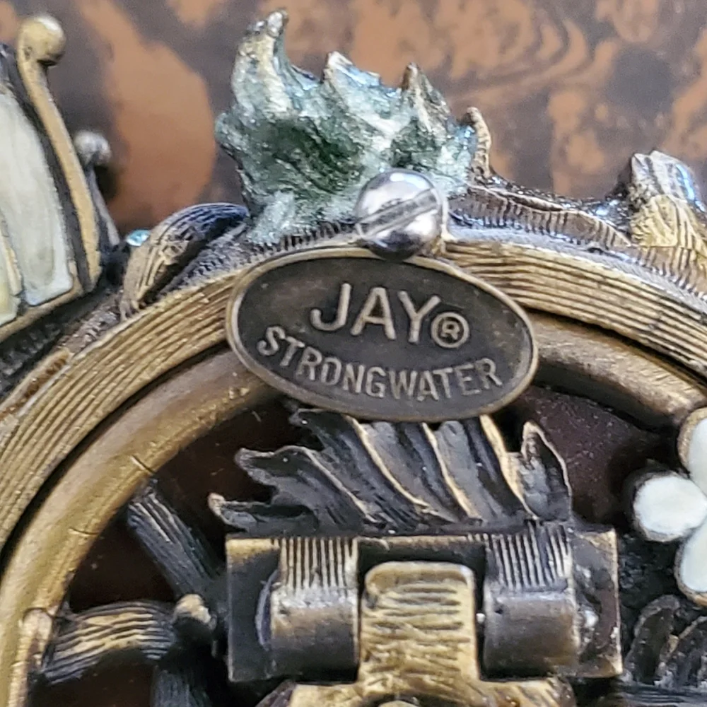 NIB Rare & Beautiful Jay Strongwater Flora & Fauna Frame